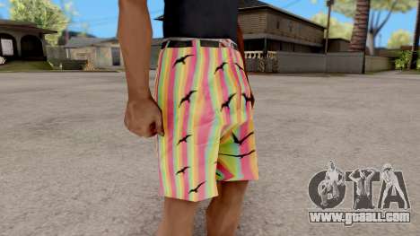 Shorts with seagulls for GTA San Andreas