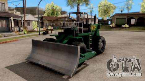 Paintable Dozer for GTA San Andreas