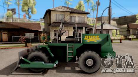 Paintable Dozer for GTA San Andreas