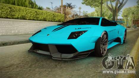 Lamborghini Murcielago LP670-4 SV Liberty Walk for GTA San Andreas