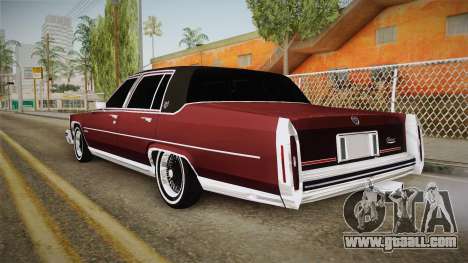 Cadillac Fleetwood Brougham Low Rider 1980 for GTA San Andreas