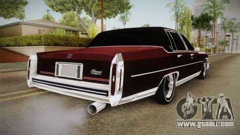 Cadillac Fleetwood Brougham Low Rider 1980 for GTA San Andreas