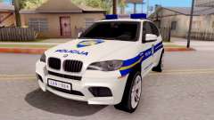 BMW X5 Croatian Police Car белый for GTA San Andreas