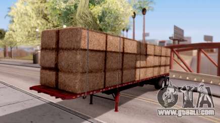 FlatBed Trailer From American Truck Simulator for GTA San Andreas