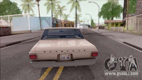 Plymouth Belvedere 1965 for GTA San Andreas