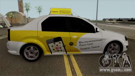Renault Logan Yandex Taxi for GTA San Andreas