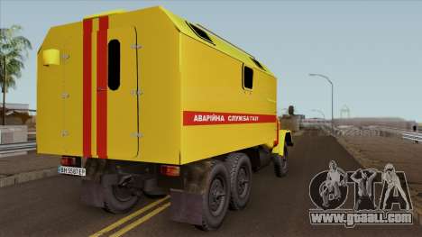 ZIL-131 gas Emergency service of Ukraine for GTA San Andreas