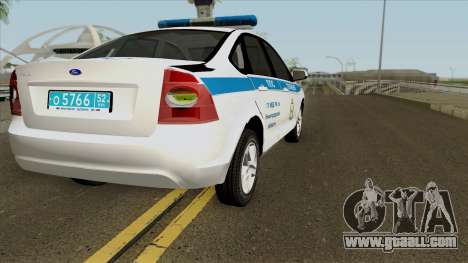 Ford Focus 2009 Police for GTA San Andreas