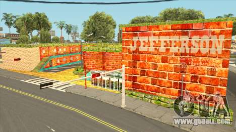 Jefferson Motel in bright and warm colours for GTA San Andreas
