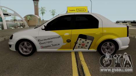 Renault Logan Yandex Taxi for GTA San Andreas