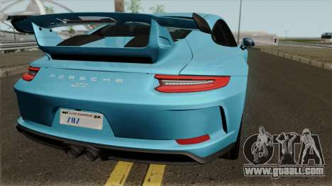 Porsche 911 GT3 4.0 2018 for GTA San Andreas