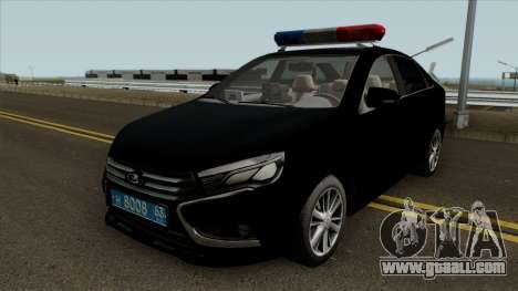 Lada Vesta Traffic Police v2 for GTA San Andreas