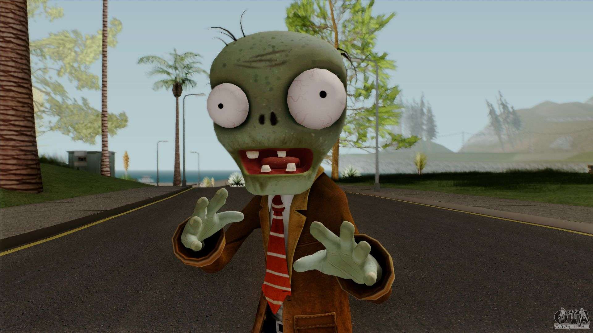 Browncoat Zombie from Plants vs Zombies for GTA San Andreas