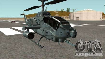 AH 1W Super Cobra Gunship for GTA San Andreas