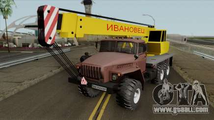 Ural 4320 Truck Crane Ivanovets for GTA San Andreas