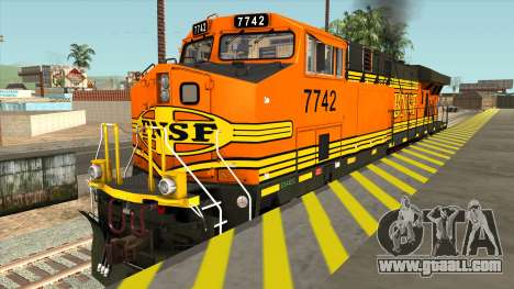 GE ES44DC - BNSF Locomotive for GTA San Andreas