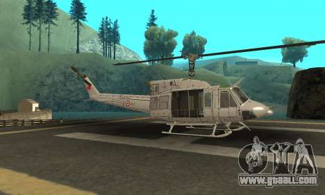 Agusta Bell 212 Turkısh Naval Forces for GTA San Andreas