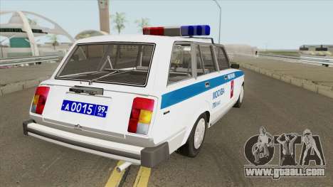 VAZ 2104 (Police of Moscow) for GTA San Andreas