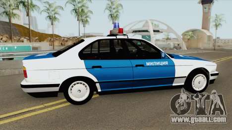 BMW 525i (E34) Police 1991 for GTA San Andreas