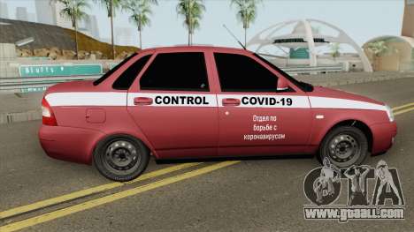 Lada Priora (COVID-19 Control) for GTA San Andreas