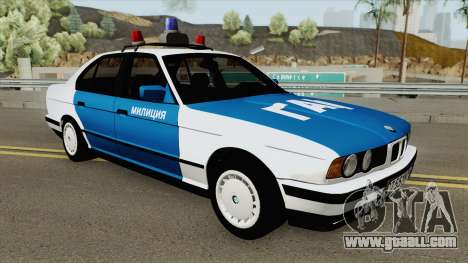 BMW 525i (E34) Police 1991 for GTA San Andreas