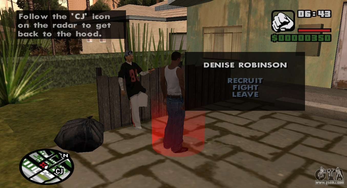 gta san andreas ps2 denise