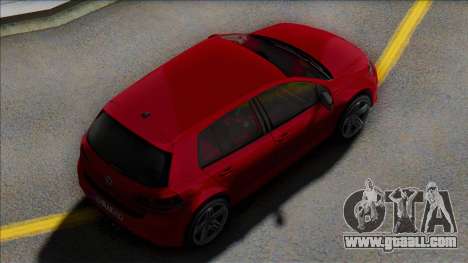 Volkswagen Golf 6 R 4 doors for GTA San Andreas