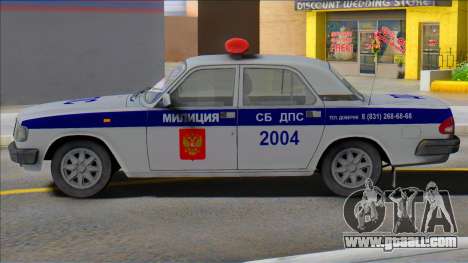 Gaz Volga 3110 Police DPS 2000 for GTA San Andreas