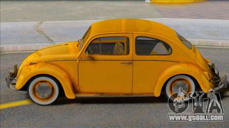 Volkswagen Beetle 1966 Yellow for GTA San Andreas