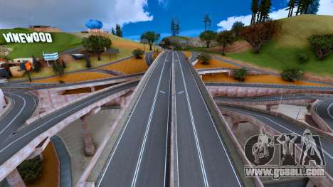 Alpha Roads Mod for GTA San Andreas