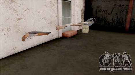 Weapons in Grove Street for GTA San Andreas