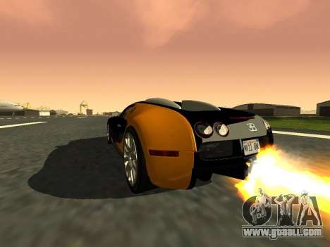 Bugatti Veyron 16.4 Black Gold Carbon [beta] for GTA San Andreas