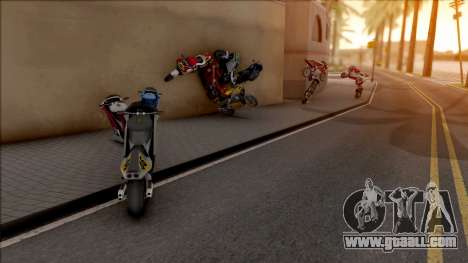 Bike Throw Mod v1.0 for GTA San Andreas