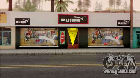 Puma Clothing Store for GTA San Andreas