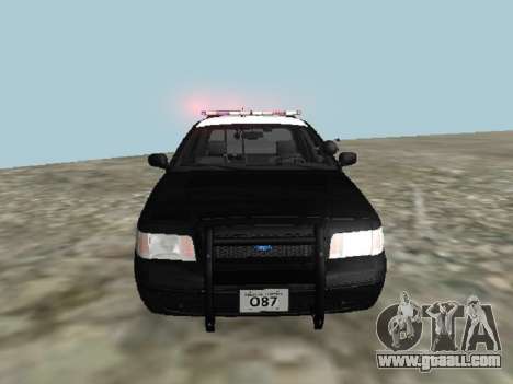 Ford CrownPolicia Federal de Caminos MX for GTA San Andreas