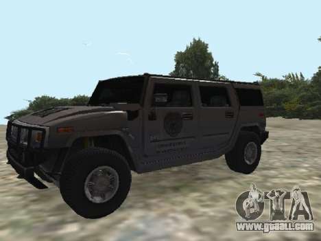 Hummer H2 CSI:Miami for GTA San Andreas