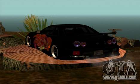 Nissan Skyline GT-R R34 - Tet (No Game No Life) for GTA San Andreas