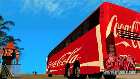 Coca Cola Volvo Bus Mod for GTA San Andreas