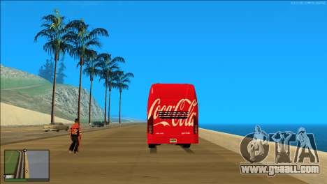 Coca Cola Volvo Bus Mod for GTA San Andreas