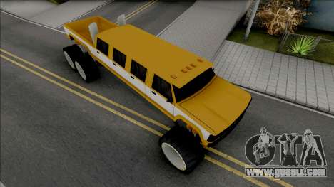 Monster A Lifted Truck for GTA San Andreas