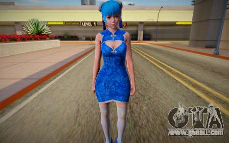 DOA6 Kula Alluring Mandarin Dress Meshmod for GTA San Andreas