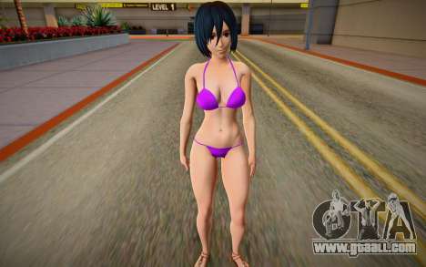 Mikasa Ackerman Bikini for GTA San Andreas