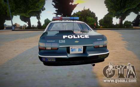 Chevrolet Caprice 1992 (SFPD) - Improved for GTA San Andreas