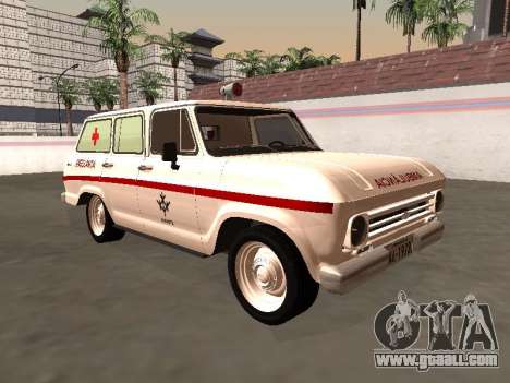 Chevrolet Veraneio 1973 INAMPS Ambulance for GTA San Andreas