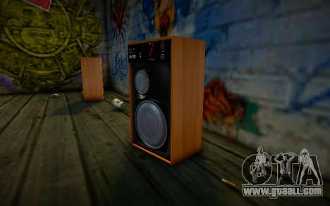 Speakers Radiotehnika S-70 for GTA San Andreas