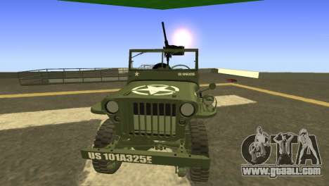 JEEP Wrangler US Army Harinder Mods for GTA San Andreas