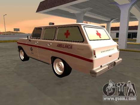Chevrolet Veraneio 1973 INAMPS Ambulance for GTA San Andreas