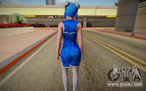 DOA6 Kula Alluring Mandarin Dress Meshmod for GTA San Andreas