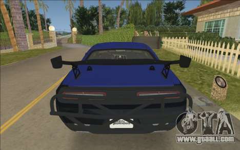 Lettys Dodge Challenger SRT for GTA Vice City