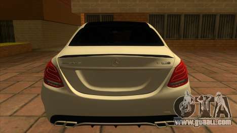 Mercedes-Benz C63S V8 AMG for GTA San Andreas